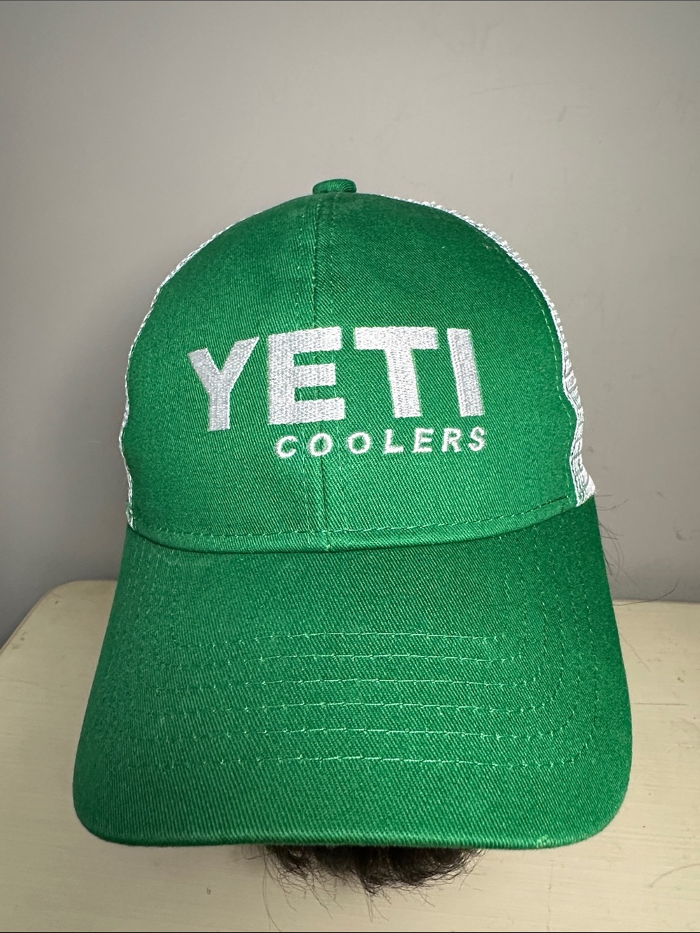 Yeti Coolers Green Trucker Hat with White Logo